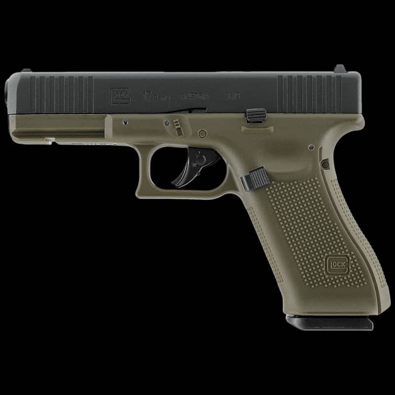 Umarex Glock 17 4.5 mm BB Air Pistol Gen 5 Blowback Green - Image 1