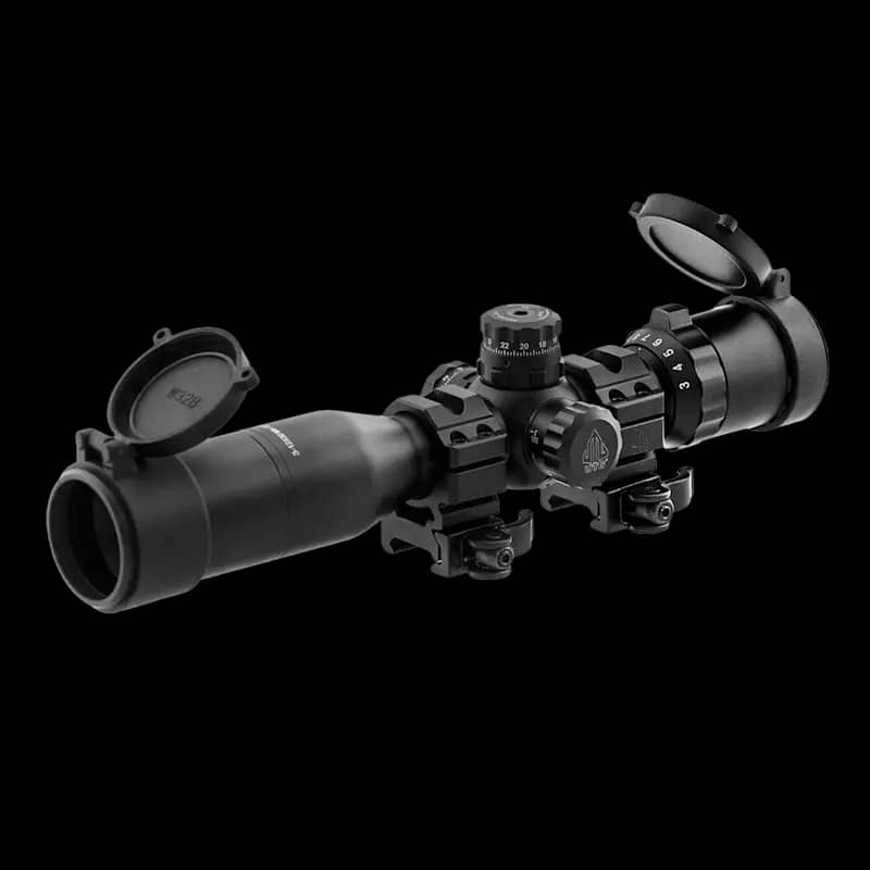 UTG Bug Buster 3-12x32 SF MD With Picatinney Rings - Image 3