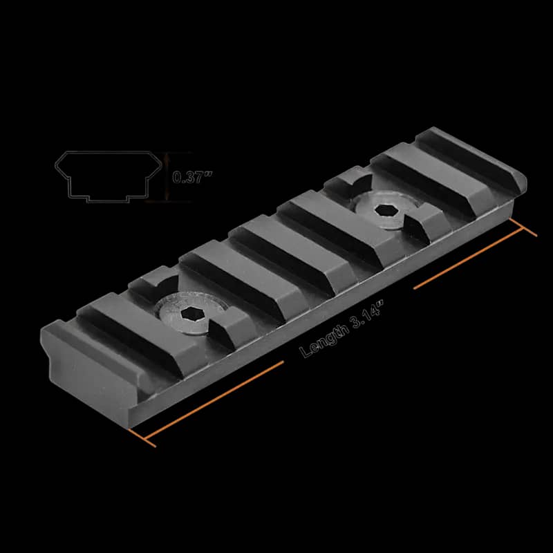 UTG PRO M-Lok Picatinney Rail Section 8 slot - Image 2