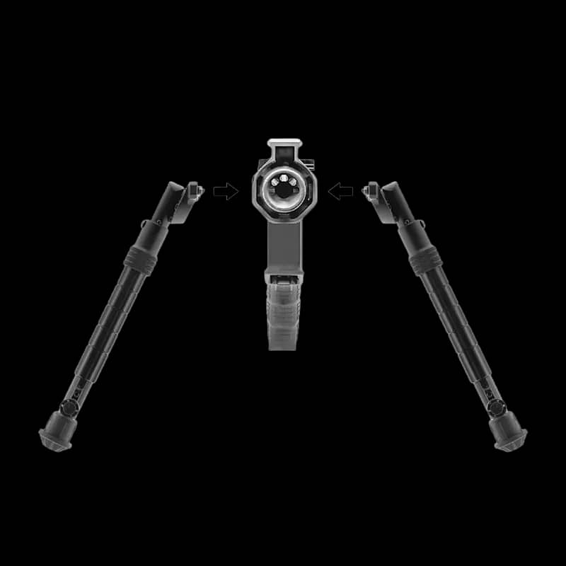UTG Recon Flex M-lok Bipod Centre Height 8"-11.8" - Image 3