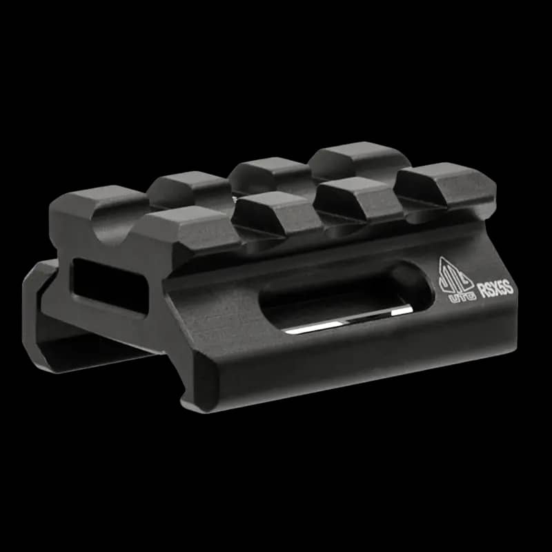UTG Super Slim Picatinney Riser Mount 3 slot 0.5" Height - Image 1