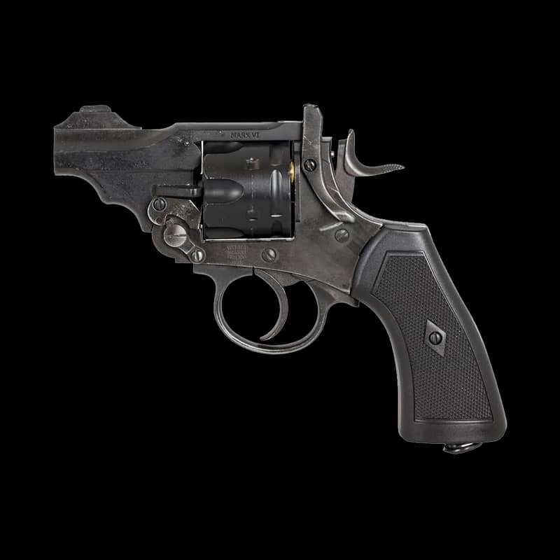 Webley Mk VI .455 2.5" Barrel Air Pistol Black .22 - Image 1