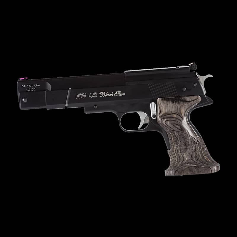 Weihrauch HW45 Black Star Air Pistol .177 - Image 2